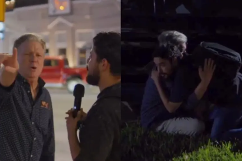 Homem agride pregadores de rua mas se emociona ao ser perdoado: “Isso é o Evangelho”